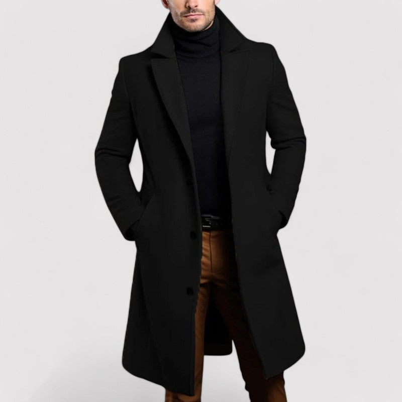 Belbo | Men's Long Merino Wool Winter Coat