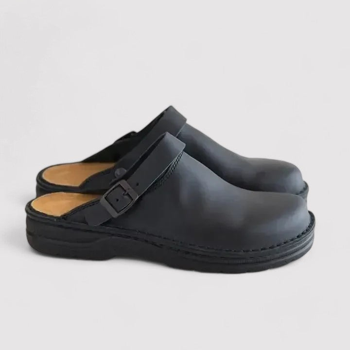 Belbo | Orthopaedic Leather Shoes-Slippers Unisex