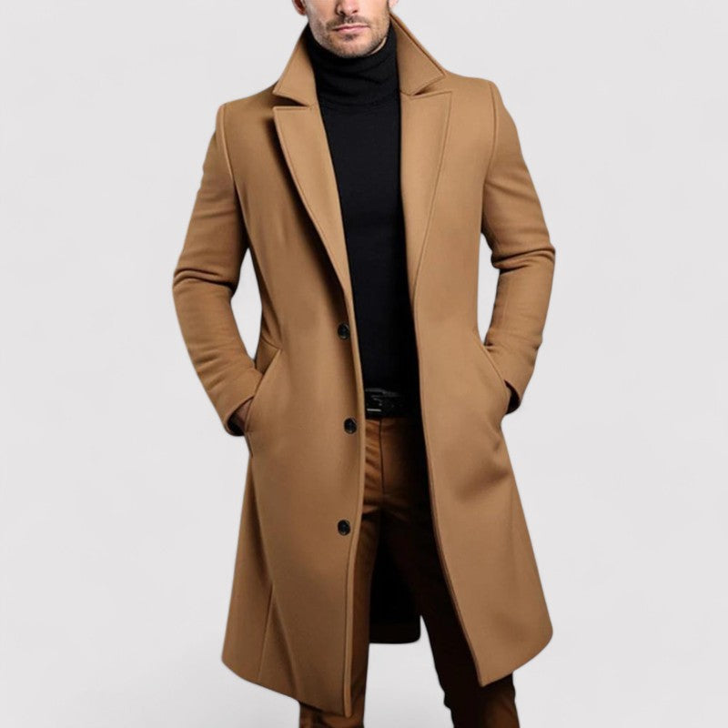 Belbo | Men's Long Merino Wool Winter Coat