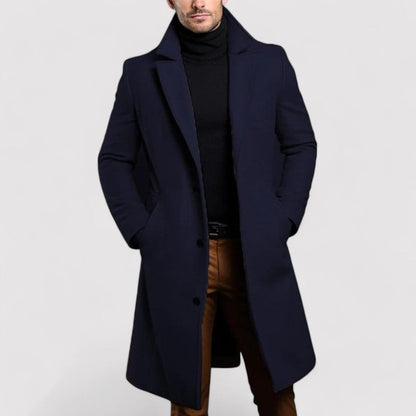 Belbo | Men's Long Merino Wool Winter Coat