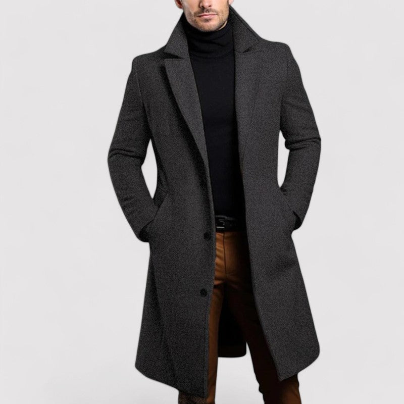 Belbo | Men's Long Merino Wool Winter Coat