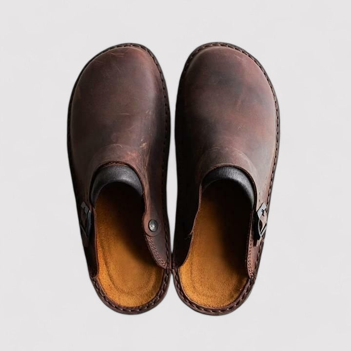 Belbo | Orthopaedic Leather Shoes-Slippers Unisex