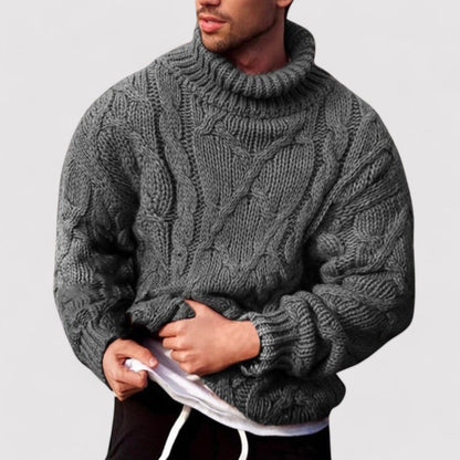 Belbo | Knitted Winter Turtleneck With For Men