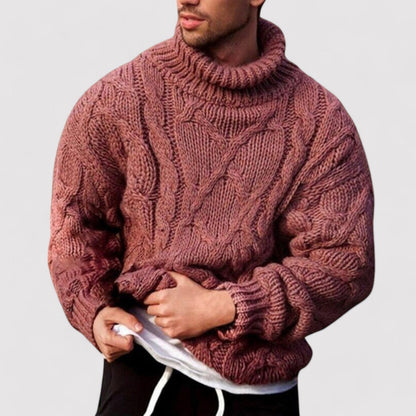 Belbo | Knitted Winter Turtleneck With For Men