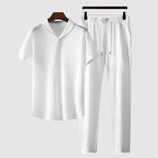 Belbo | Men's Premium Classic Old Money Linen Polo Set