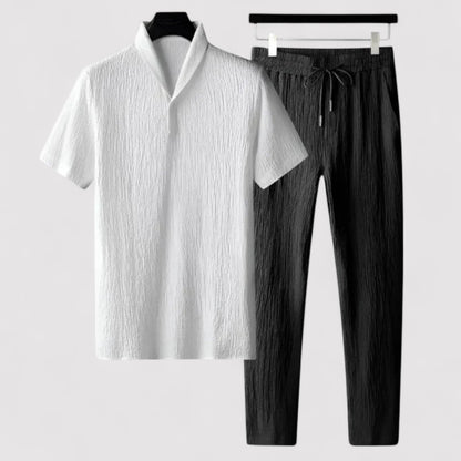 Belbo | Men's Premium Classic Old Money Linen Polo Set