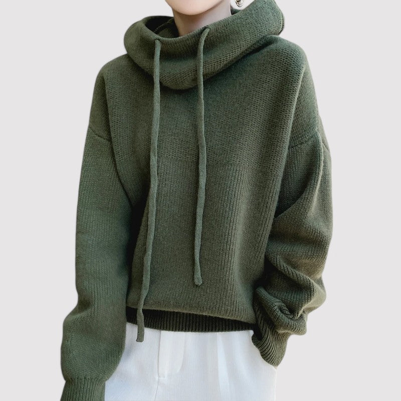 Belbo | Women's Wool Knitted Hoodie