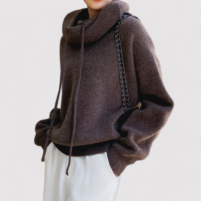 Belbo | Women's Wool Knitted Hoodie