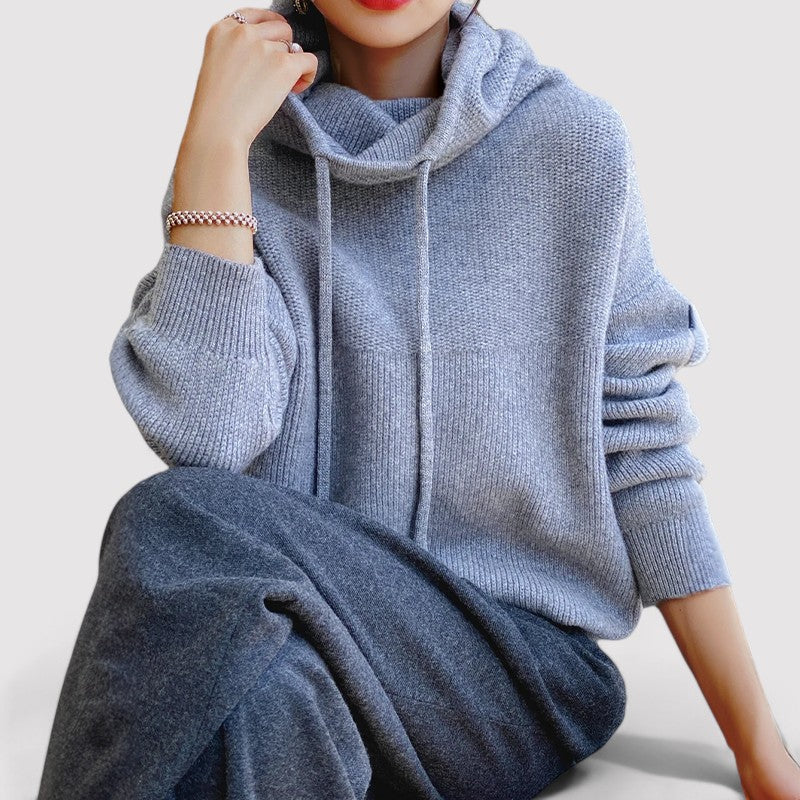 Belbo | Women's Wool Knitted Hoodie