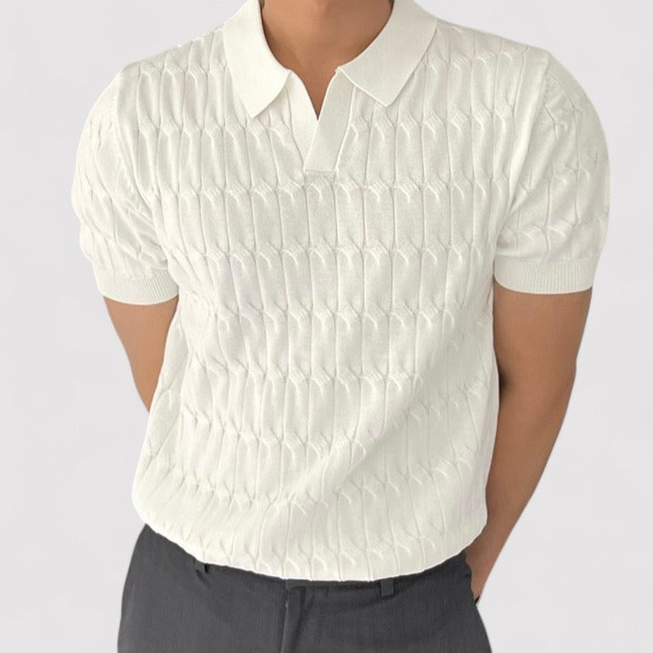 Belbo | Men's Premium Old Money Textured Polo